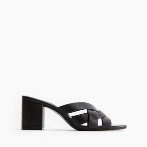 H&M leather heeled sandals